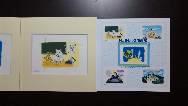 MoriMoriの旅日記 HP開設記念品 写真台紙に貼付けたイラスト(2)