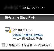 スパム電子メール検出―セキュリティソフト NORTON