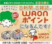 古紙リサイクルポイントシステム―ショッピングモール