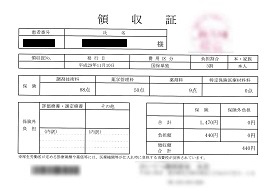 領収証―処方箋薬局