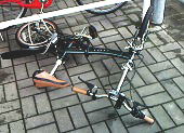 パンク転倒―通勤自転車