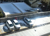 積雪３ｃｍ―名古屋市内
