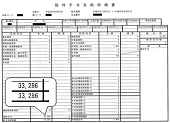 臨時手当支給明細書―長期アルバイト
