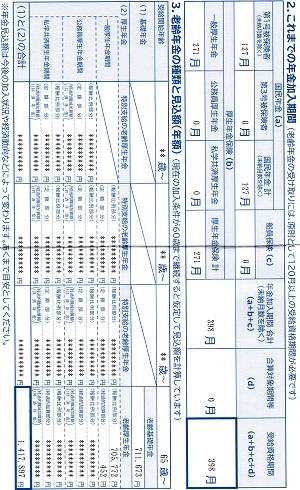年金定期便―日本年金機構