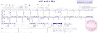 １，４２０円―外来診療費領収書（精神科）１月１０日受診分