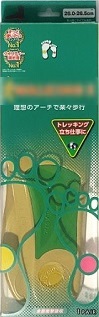 全面衝撃吸収ー立体形状インソール