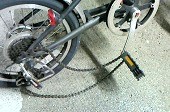 転倒・チェーン外れー通勤折りたたみ自転車