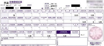 ９，２６０円―外来診療費領収書（５／１１ 受診分）
