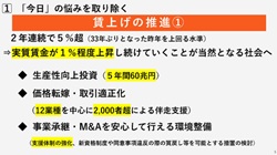 生産性向上投資（５年間６０兆円）―賃上げの推進①